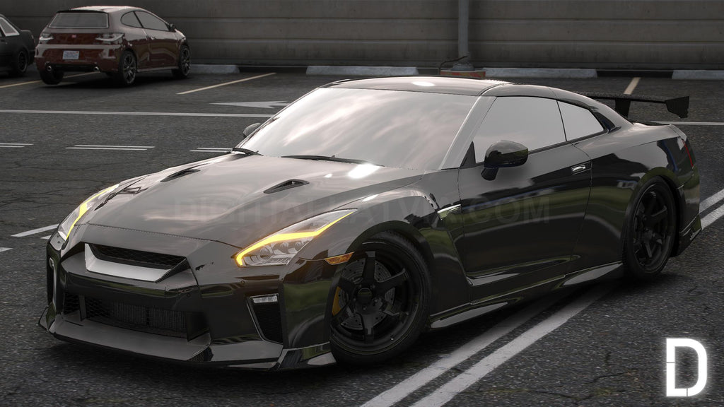 Nissan GTR R35 2017 | Debadged | Tuning | Template