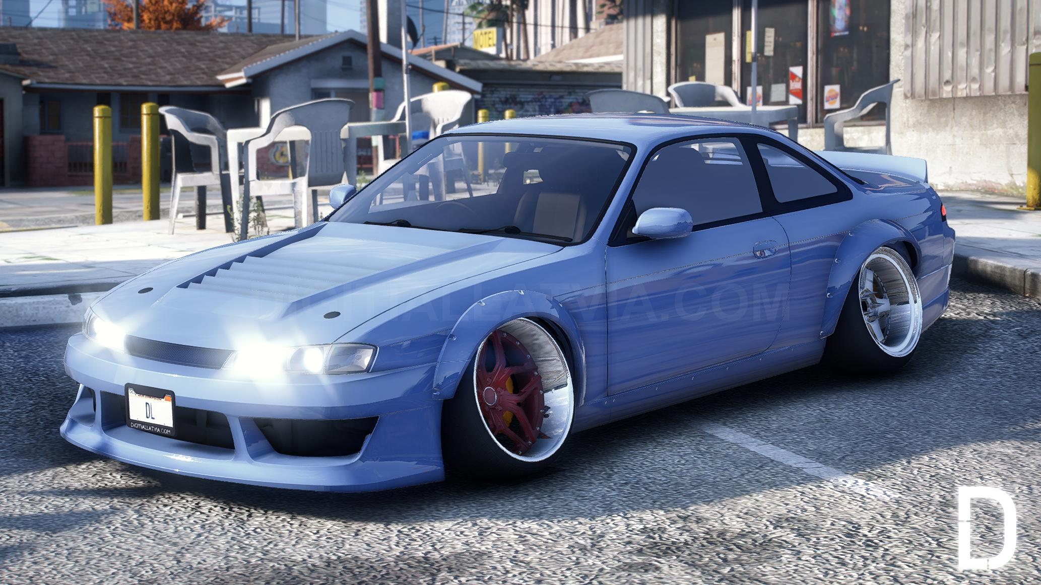 Nissan Silvia S14 Stanced Drift | Debadged | Custom Sound