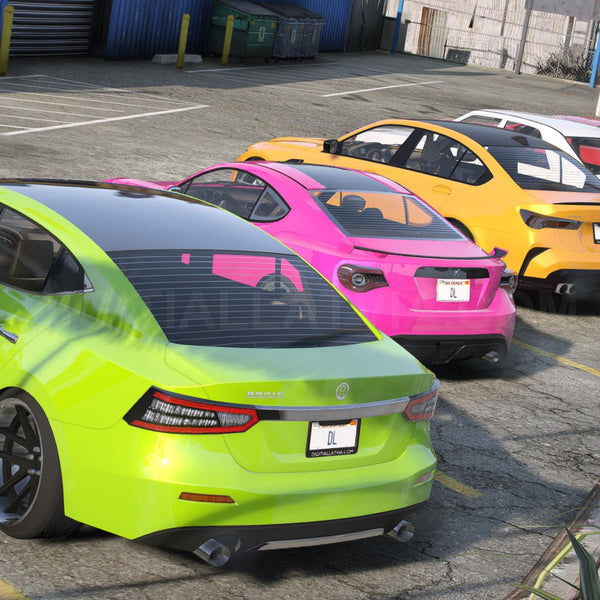 Stanced Vanilla Car Pack | 5 Vehicles | Templates