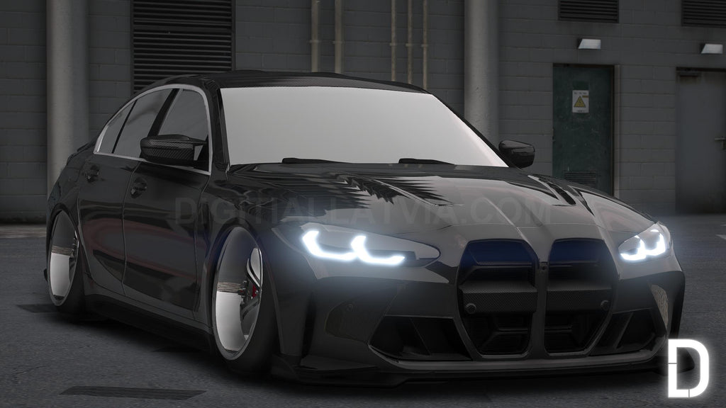 BMW M3 CS G80 Stanced | Custom Sound | Debadged