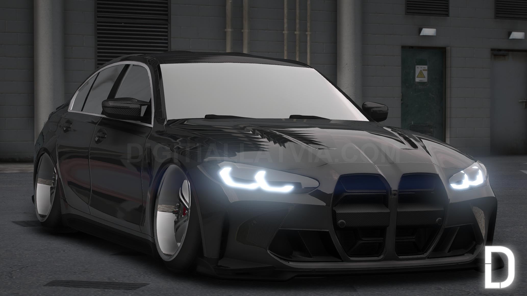 BMW M3 CS G80 Stanced | Custom Sound | Debadged