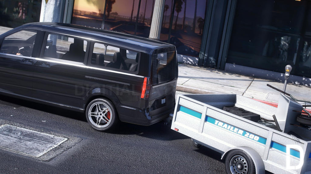 Benefactor Laufer Taxi GTA 5 FiveM with Tow Hitch