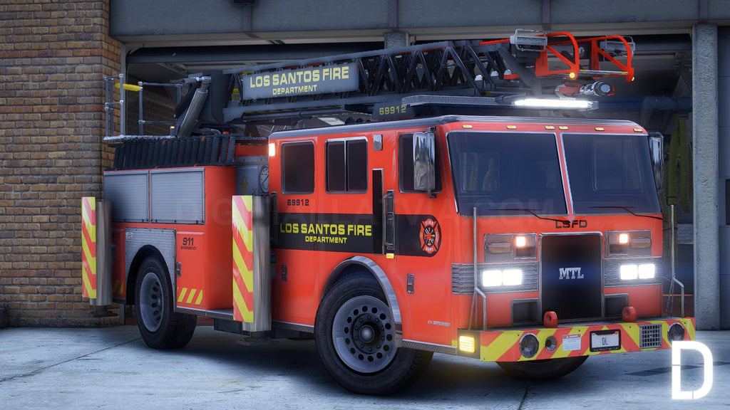 Fire Department Vanilla Pack | 9 Vehicles | Templates