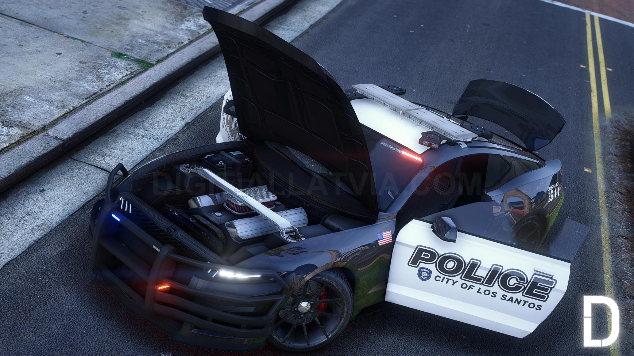 Vapid Dominator GTX Police Custom | Tuning | Template | Custom Sound
