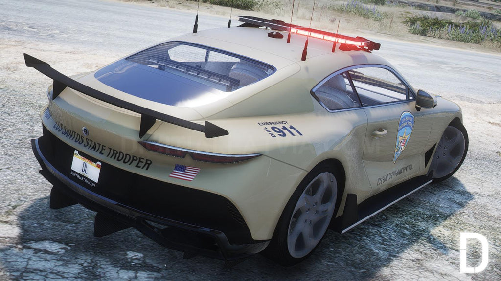 Highway Patrol Police Vanilla Car Pack | 5 Vehicles | Templates