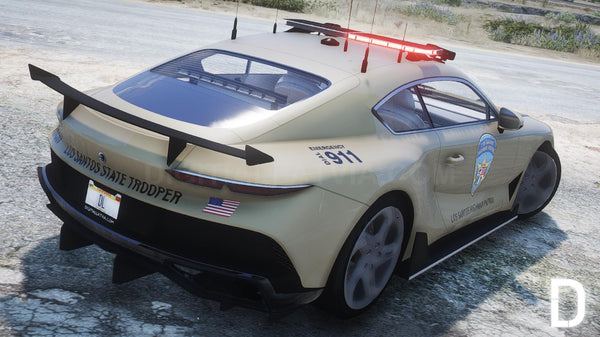 Highway Patrol Police Vanilla Car Pack | 5 Vehicles | Templates