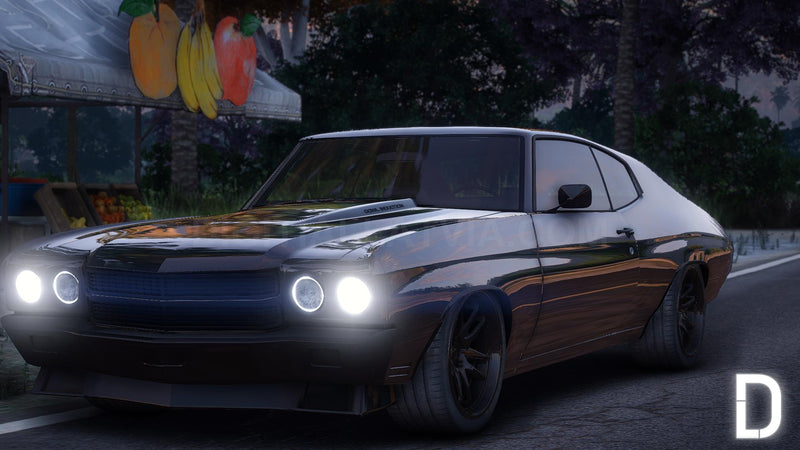 Chevrolet Chevelle SS Custom 1970 | Debadged | Tuning | Template | Custom Sound