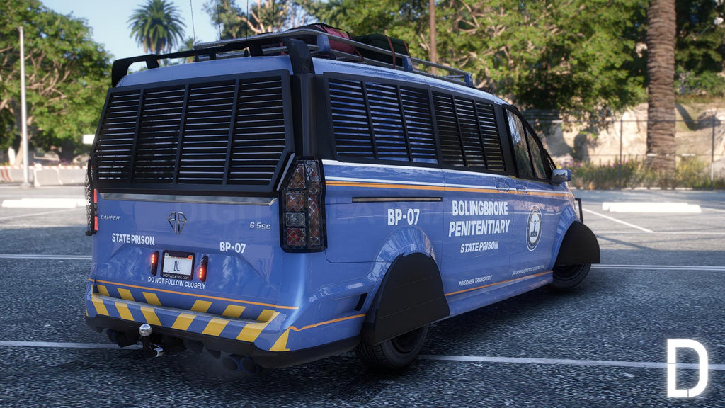 Benefactor Laufer Prison Van | Tuning | Template