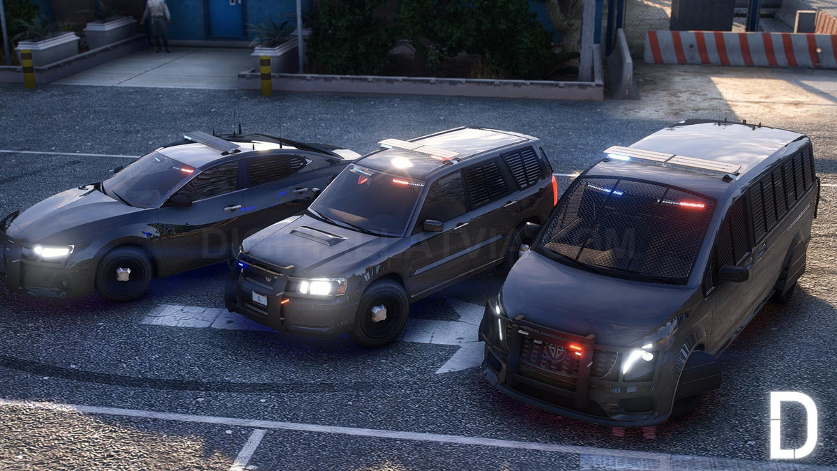 Prison Police Vanilla Pack | 3 Vehicles | Templates