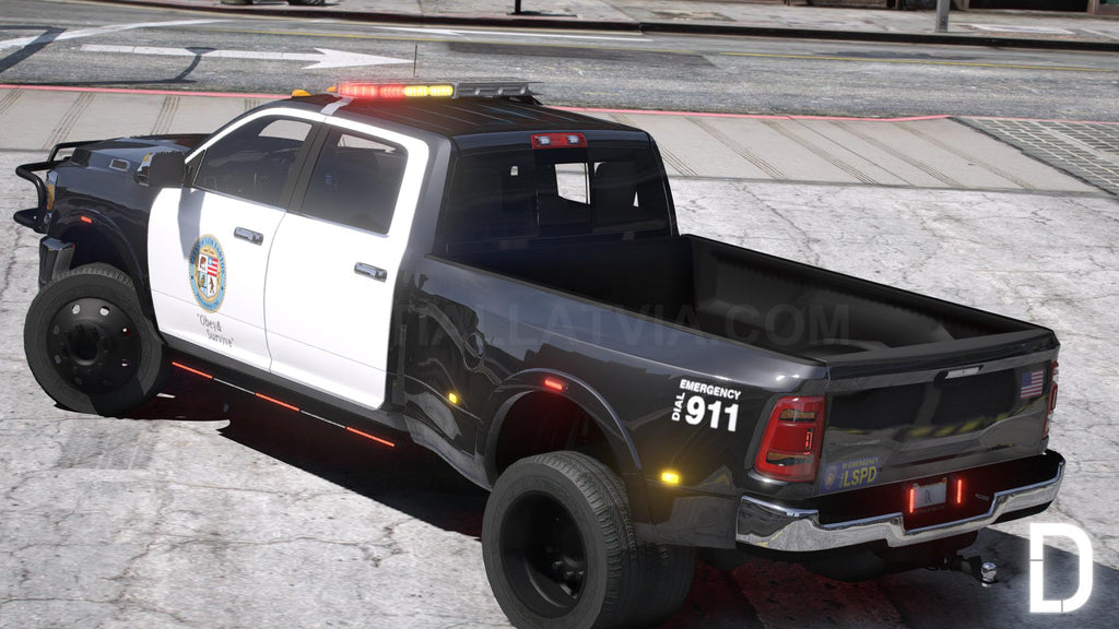 Dodge Ram 3500 Heavy Duty Police | Debadged | Template