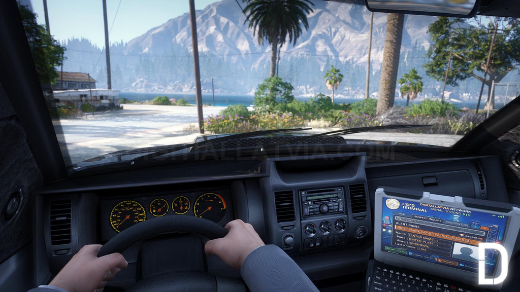 Vapid Caracara 4x4 Police Lifted + Trailer | Template | Tuning | Custom Sound - FiveM ready - DigitalLatvia