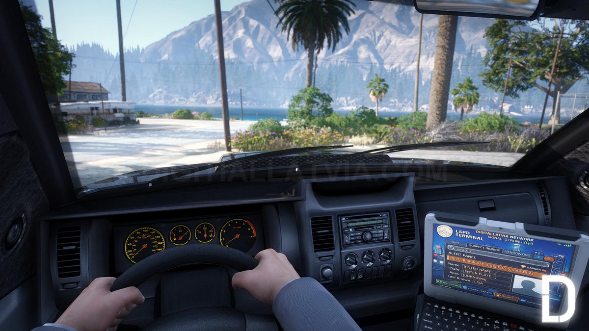 Vapid Caracara 4x4 Police Lifted + Trailer | Template | Tuning | Custom Sound - FiveM ready - DigitalLatvia