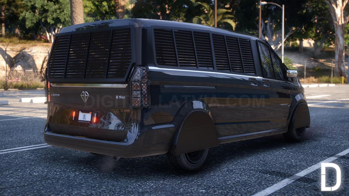 Benefactor Laufer Prison Van | Tuning | Template