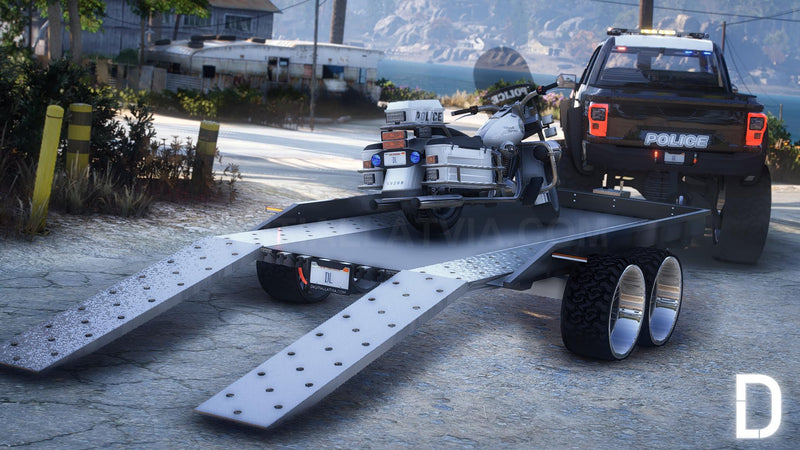 Vapid Caracara 4x4 Police Lifted + Trailer | Template | Tuning | Custom Sound