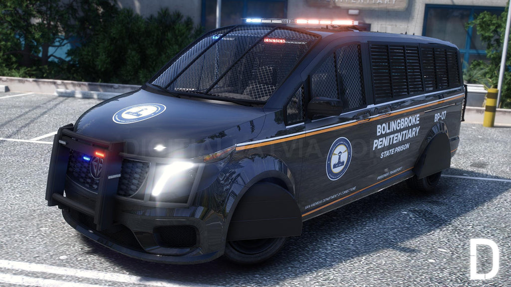 Benefactor Laufer Prison Van | Tuning | Template