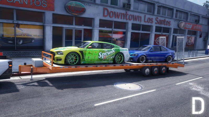 Car Trailer Double