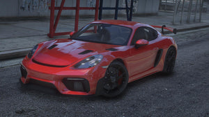 Porsche Cayman 718 GT4RS 2022 | Debadged | Template