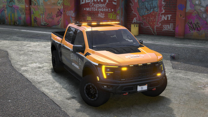Ford F-150 Raptor R 2023 Bennys | Ohne Emblem | Vorlage