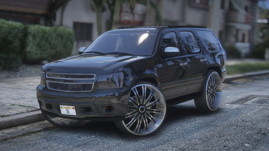 Chevrolet Tahoe LTZ 2014 Donk | Debadged | Template