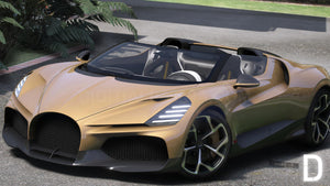 Bugatti W16 Mistral Roadster | Debadged