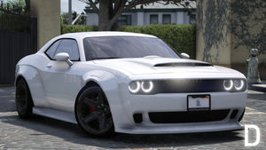 Dodge Challenger SRT Demon Widebody | Debadged | Template