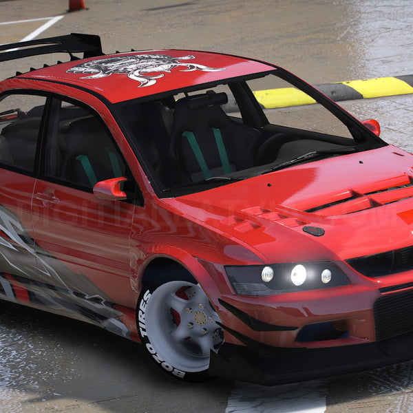 Mitsubishi Lancer Evolution IX Voltex | Debadged | Tuning | Template | Custom Sound