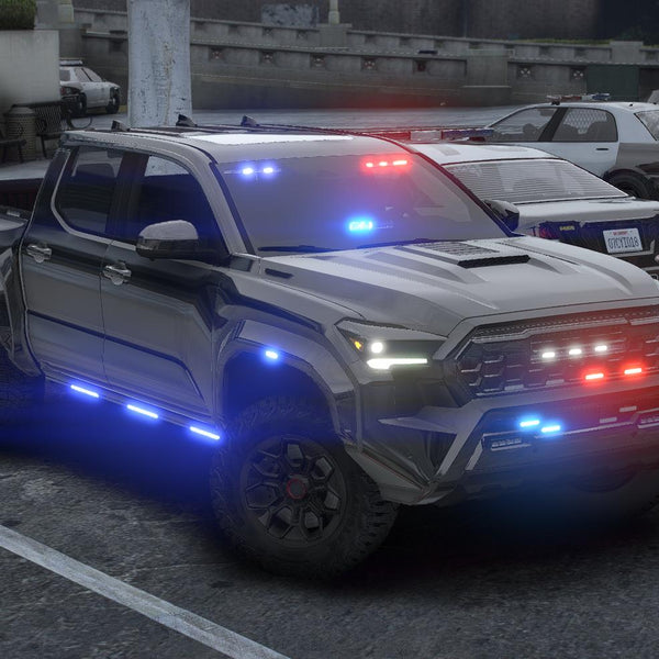 Toyota Tacoma 2024 Police Unmarked | Debadged | Template - FiveM ready - DigitalLatvia
