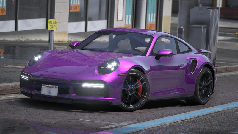 Porsche 911 (992) Turbo S 2021 | Ohne Emblem | Vorlage