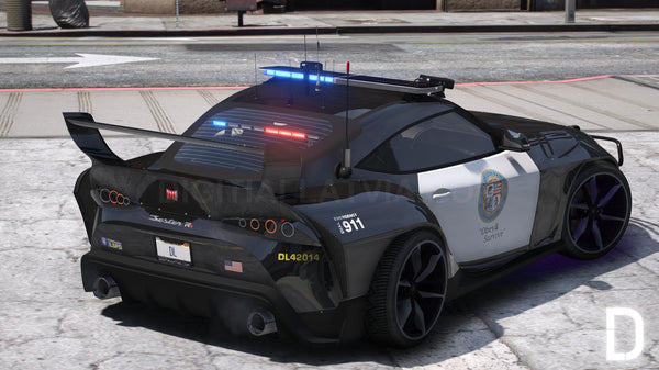 Dinka Jester RR Widebody Police Custom V2 | Tuning | Template