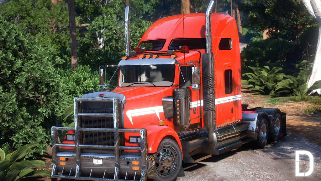 Kenworth W900 2014 | Debadged | Template