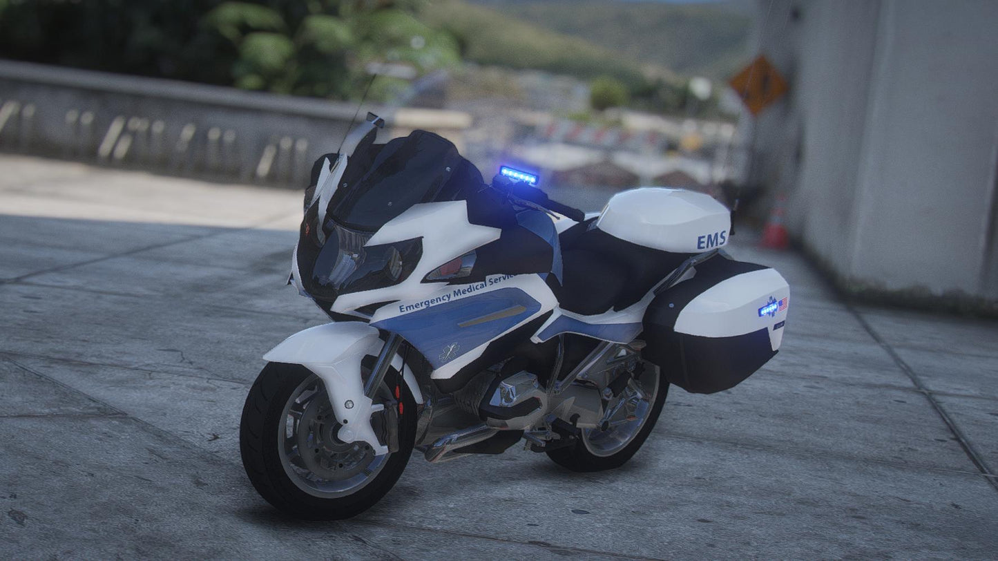 BMW R1200RT EMS Bike | Debadged | Template