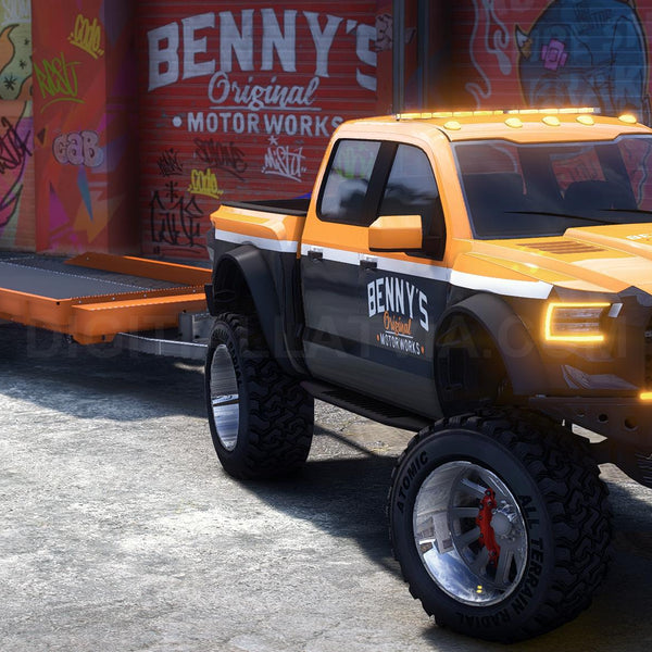 Vapid Caracara 4x4 Benny's Lifted + Trailer | Template | Tuning | Custom Sound