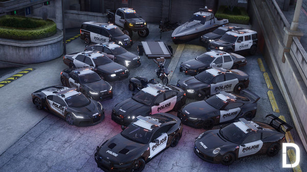 Police Vanilla Pack | 20 Vehicles | Templates | Custom Sounds