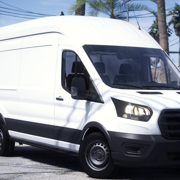 Ford Transit 350 LWB High Roof 2023 | Debadged | Template