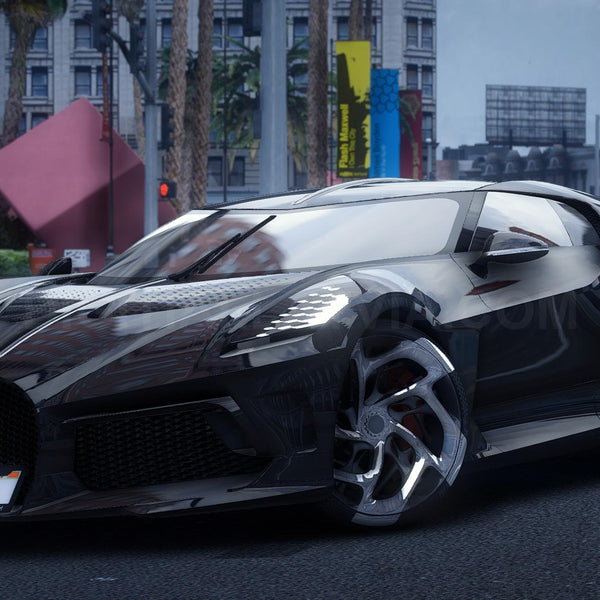 Bugatti La Voiture Noire | Debadged | Animated Spoiler