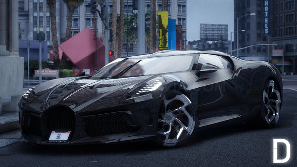 Bugatti La Voiture Noire | Debadged | Animated Spoiler