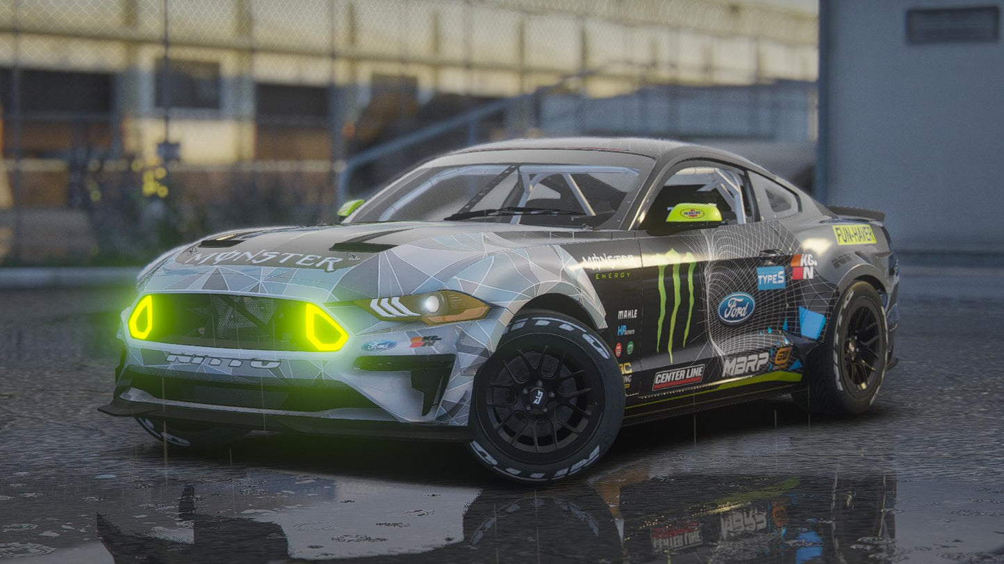 Ford Mustang RTR Drift | Debadged