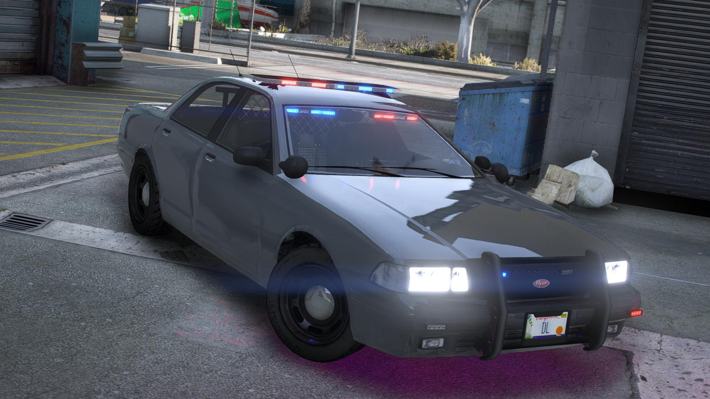 Vapid Police Cruiser Unmarked | Template