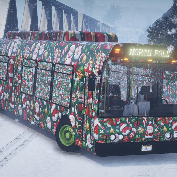 Christmas Bus | Template