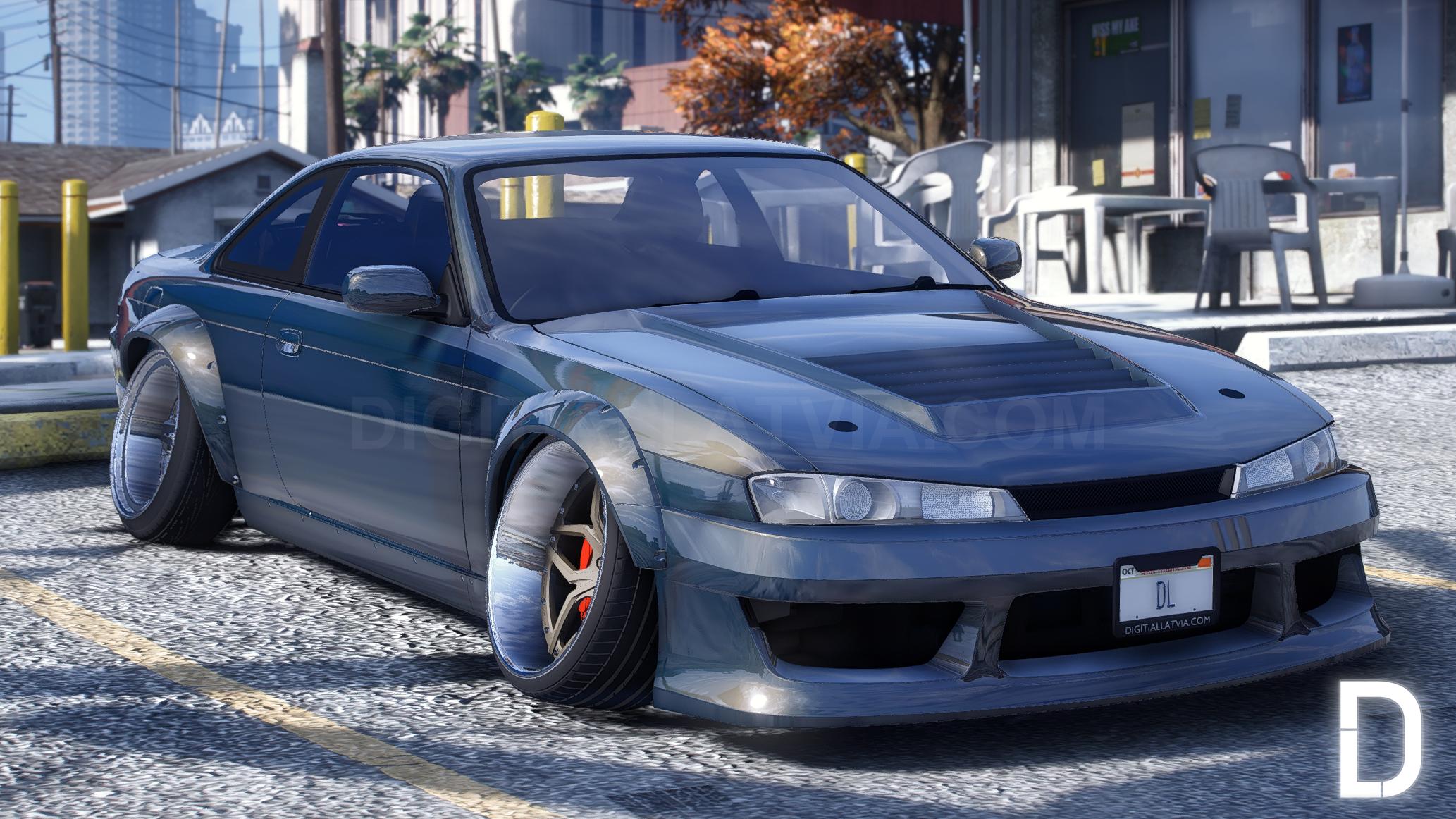 Nissan Silvia S14 Stanced Drift | Debadged | Custom Sound
