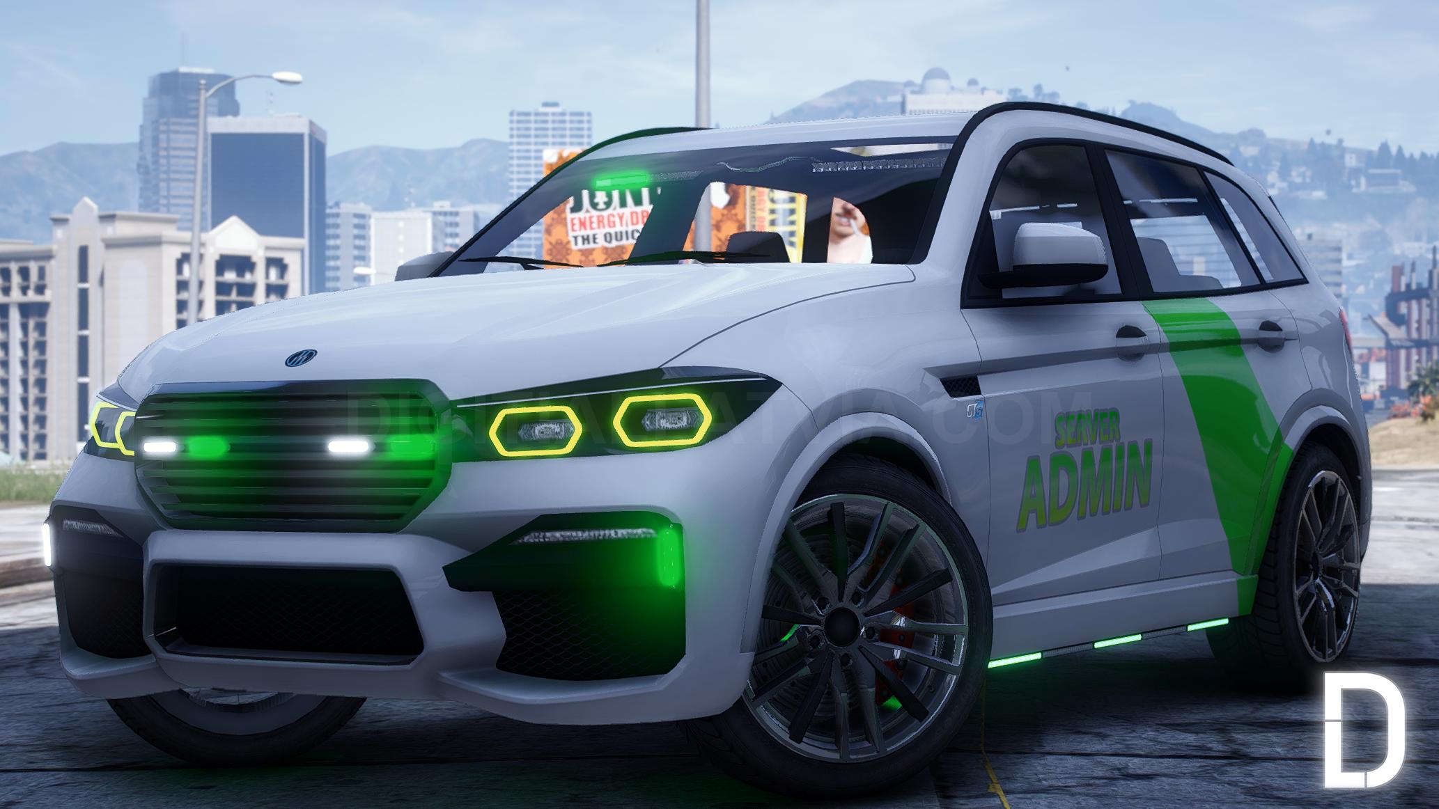 Ubermacht Rebla Admin Car | Flying | Rockets | Tuning | Template