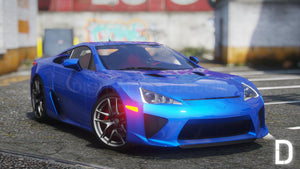 Lexus LFA | Debadged | Template | Tuning | Animated Spoiler
