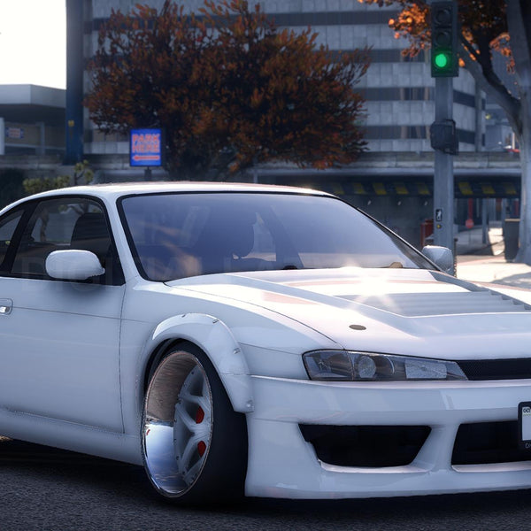 Nissan Silvia S14 Stanced Drift | Debadged | Custom Sound