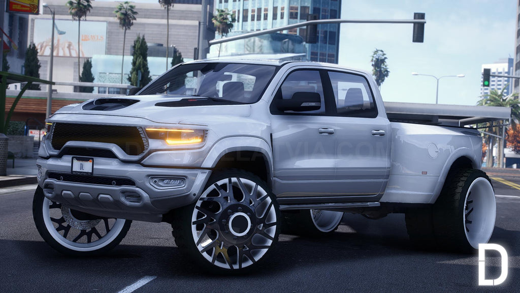 Dodge Ram TRX Dually Truck + Trailer | Debadged