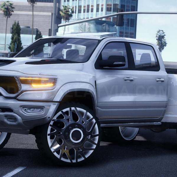 Dodge Ram TRX Dually Truck + Trailer | Debadged