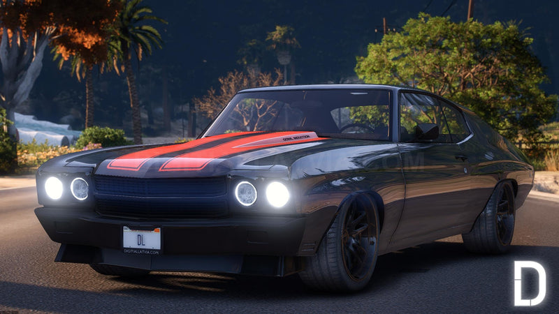 Chevrolet Chevelle SS Custom 1970 | Debadged | Tuning | Template | Custom Sound