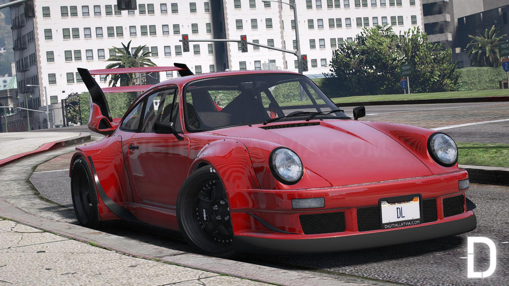 Porsche 911 RWB | Embleme entfernt | Tuning | Vorlage