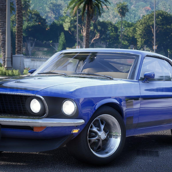 Ford Mustang Boss302 1969 | Debadged | Template