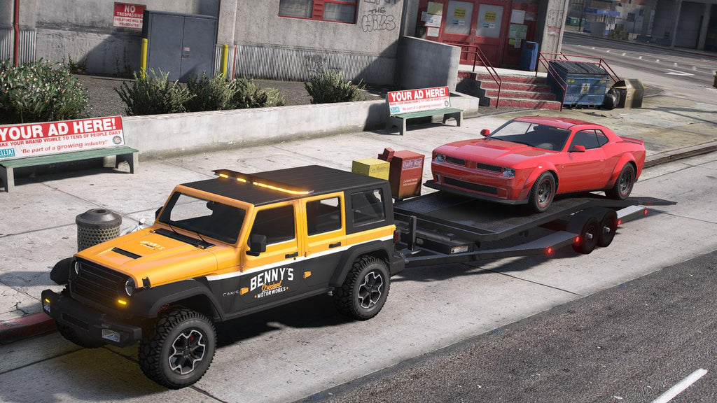 Benny's Mechanics Tow Vanilla Pack | 5 Vehicles | Templates