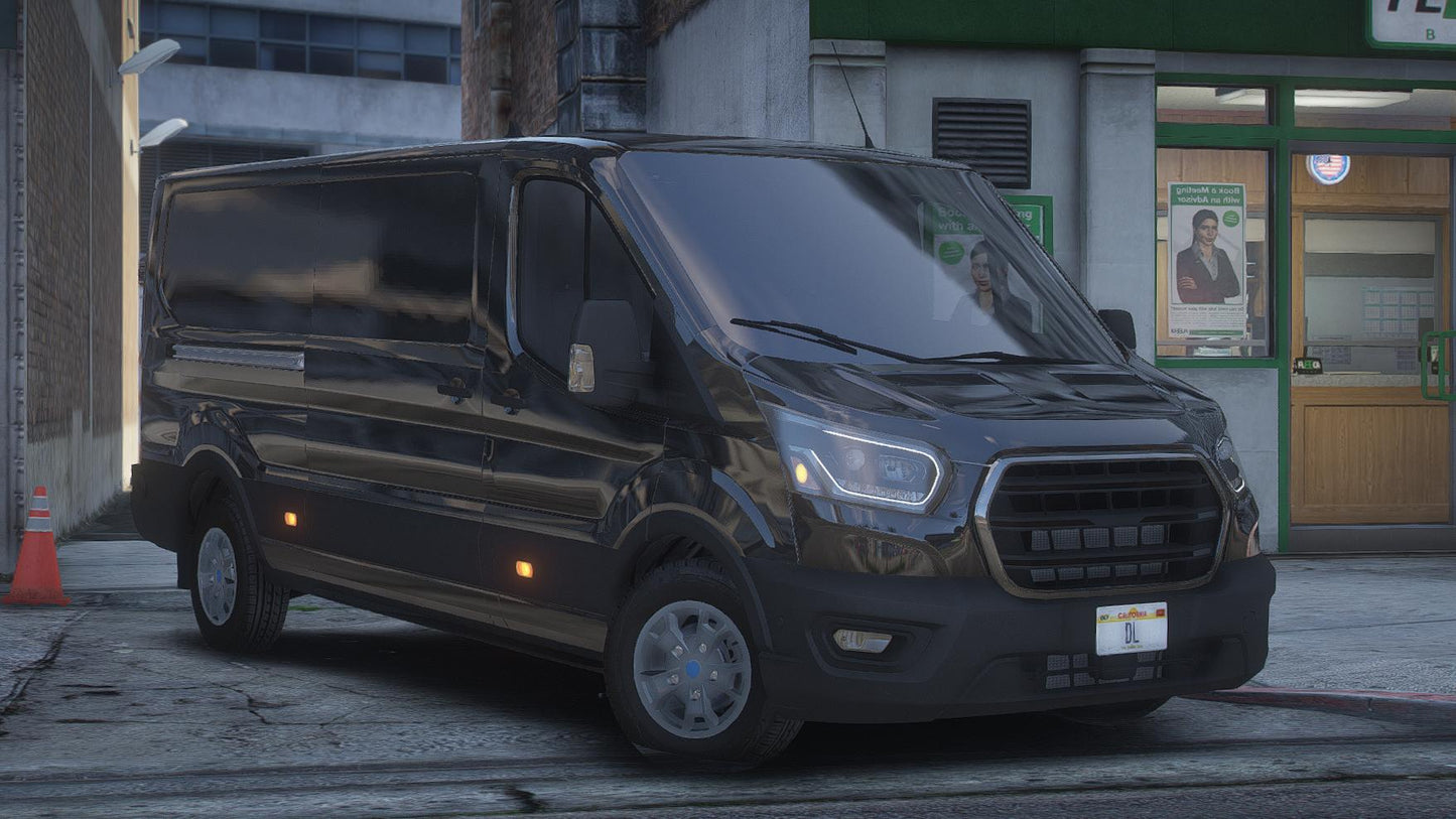 Ford Transit 2022 | Debadged | Template